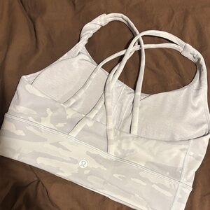 lululemon athletica Light Gray Sports Bra
